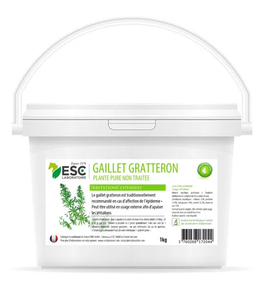 GAILLET-GRATTERON – Drainage lymphatique & démangeaisons du cheval – Plante pure