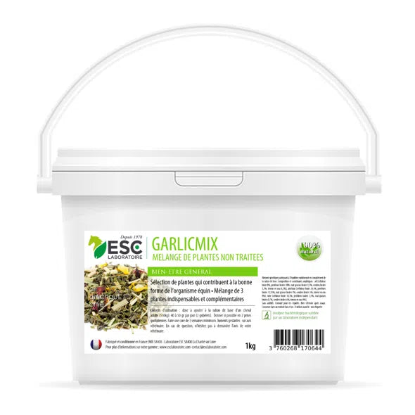 Garlic Mix – Ail, Artichaut & Ortie pour le bien-être du cheval