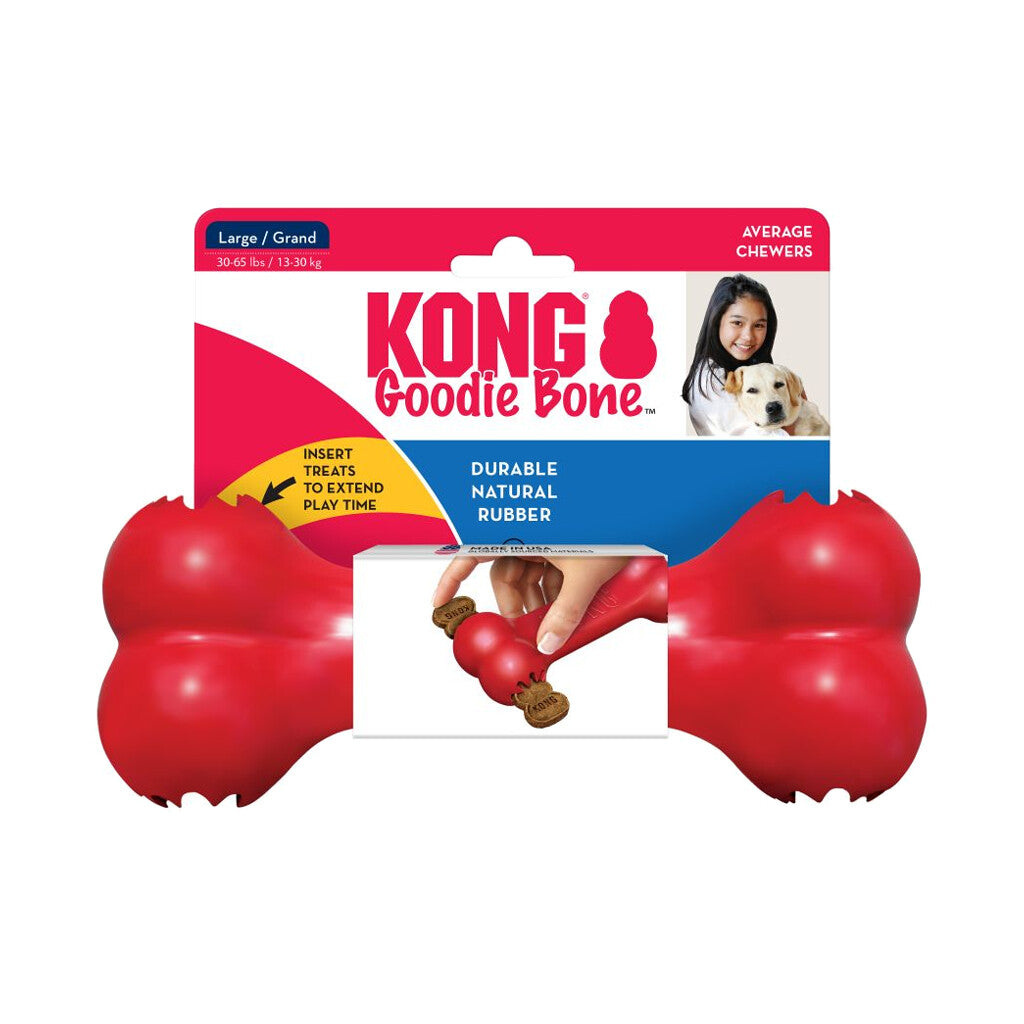 KONG Extreme Goodie Bone Rouge – Os à Mâcher Résistant pour Chien