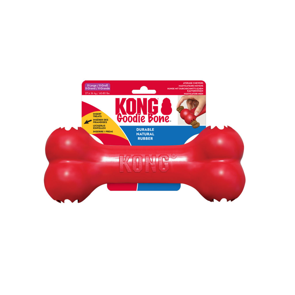 KONG Extreme Goodie Bone Rouge – Os à Mâcher Résistant pour Chien