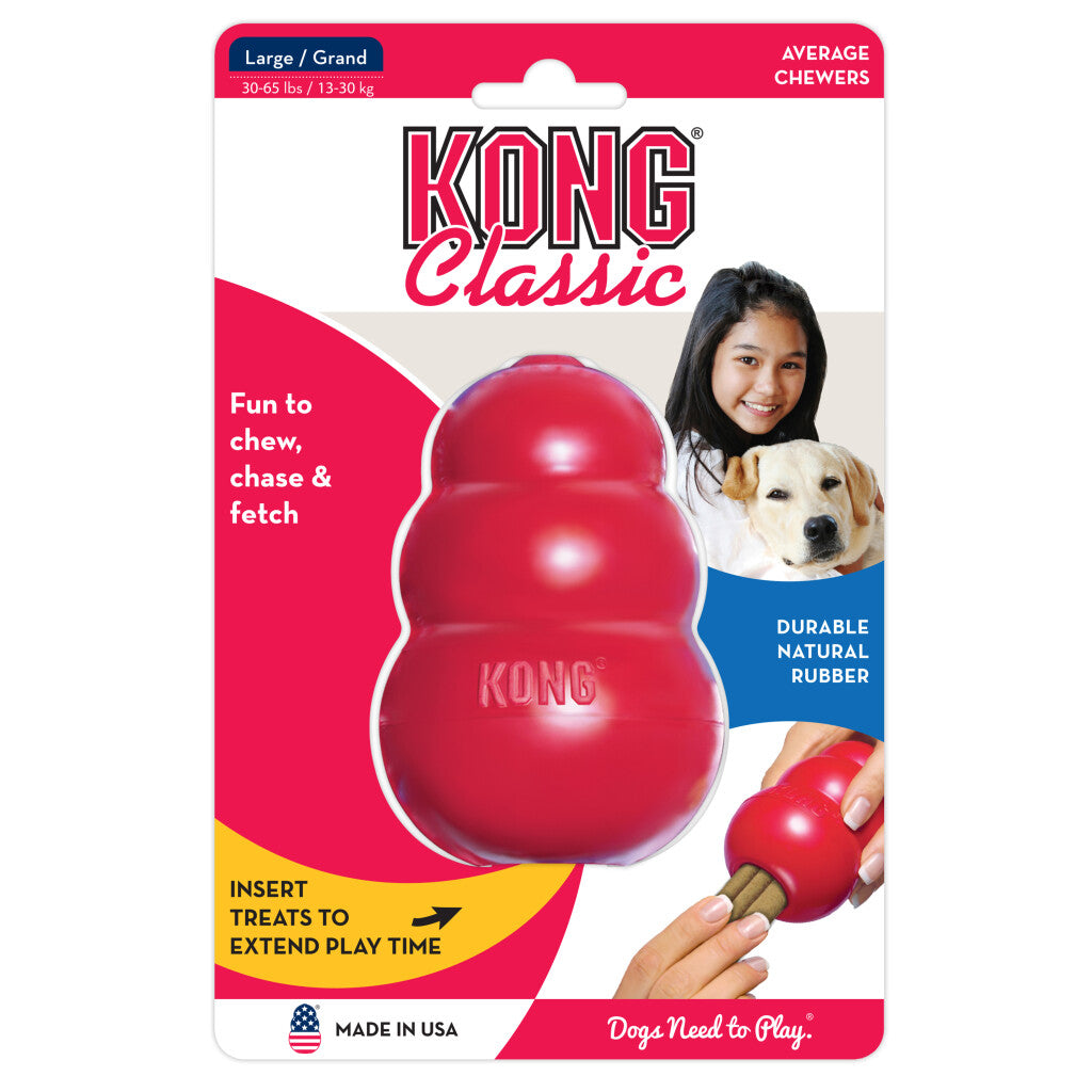 KONG Classic – Jouet à Mâcher et à Garnir pour Chien