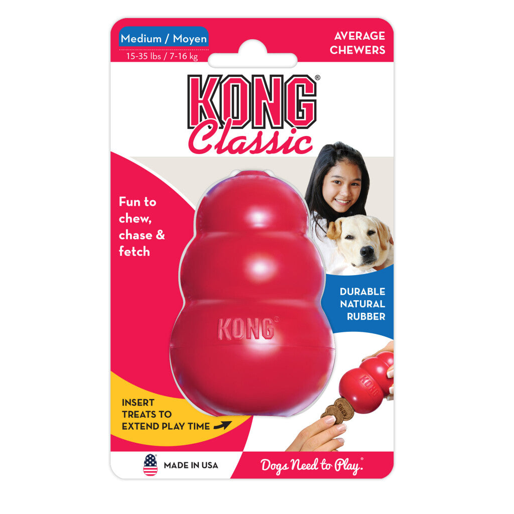 KONG Classic – Jouet à Mâcher et à Garnir pour Chien