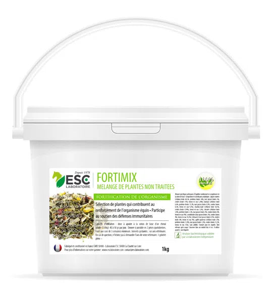 Fortimix – Défenses naturelles & drainage du cheval